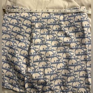 Dior print mini skirt